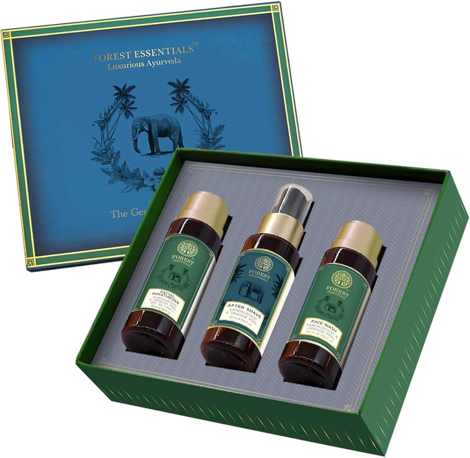 مجموعه لوازم ضروری آقایان Forest Essentials، ۱۵۰ میلی لیتر