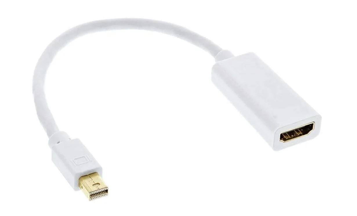 تبدیل مینی دیسپلی پورت (نری) به HDMI (مادگی) Tortox، سفید | مینی DP به HDMI