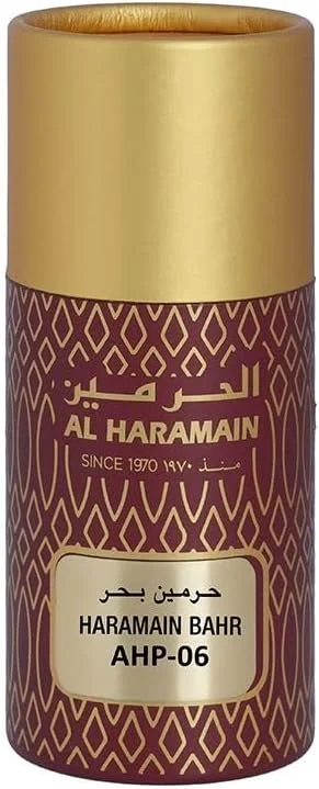 عطر روغنی متمرکز الحرمین بحر، 12 میلی لیتر، ترنج، آلو، انبه، رز، یلانگ یلانگ، وانیل، چوب سدر، چوب صندل، عنبر، مشک