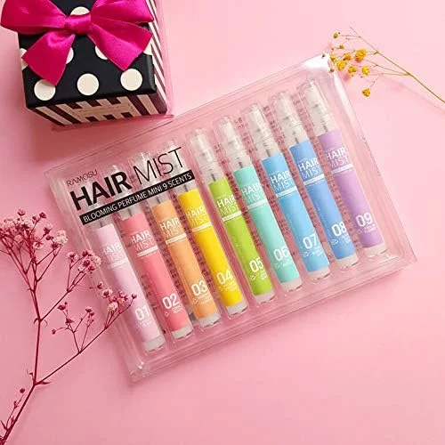 اسپری مو معطر مینی راموسو، 9 رایحه | 9.5 میلی لیتر، 9 عدد