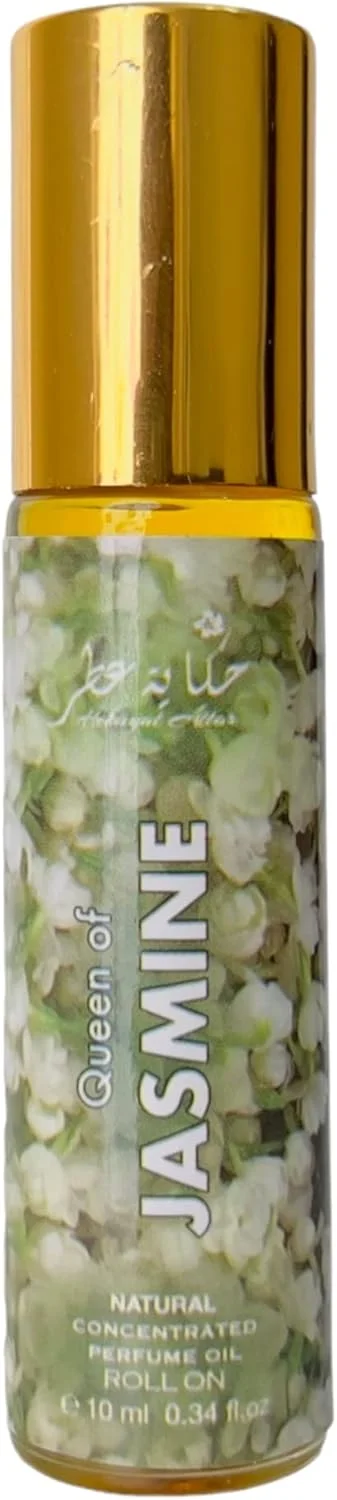 روغن عطر غلیظ طبیعی یاس ملکه 10 میلی لیتر رولی