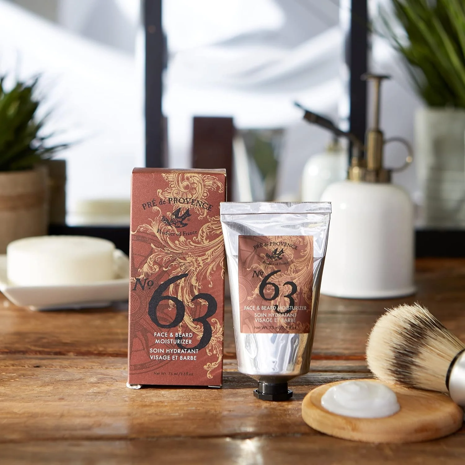 کرم صورت و ریش مردانه شماره 63 Pre de Provence، رایحه ای معطر، گرم و تند، 75 میلی لیتر