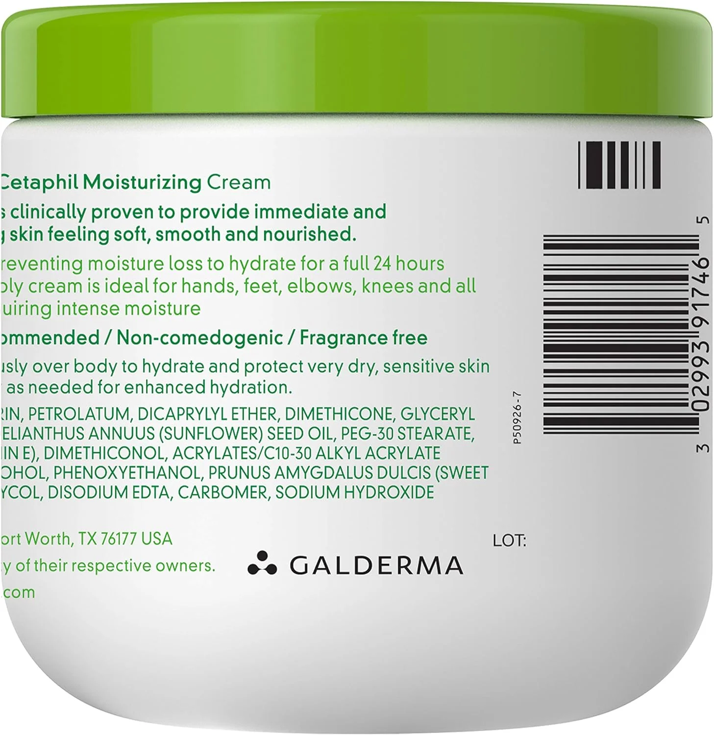 کرم مرطوب کننده ستافیل برای پوست خشک/حساس، بدون عطر 453 گرم