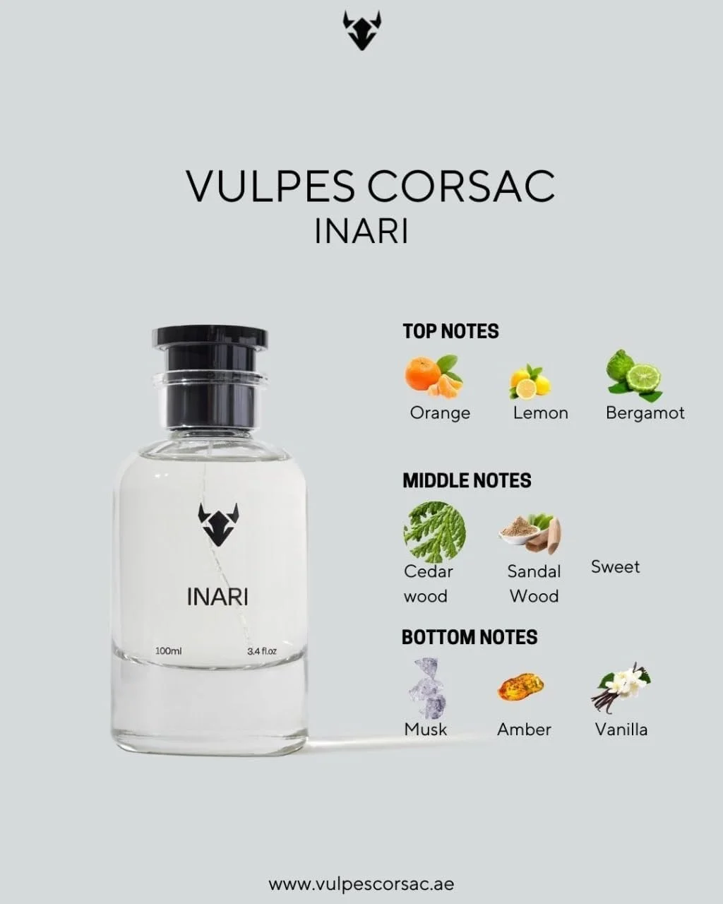 عطر مردانه ایناری - Extrait de Parfum، ۱۰۰ میلی لیتر