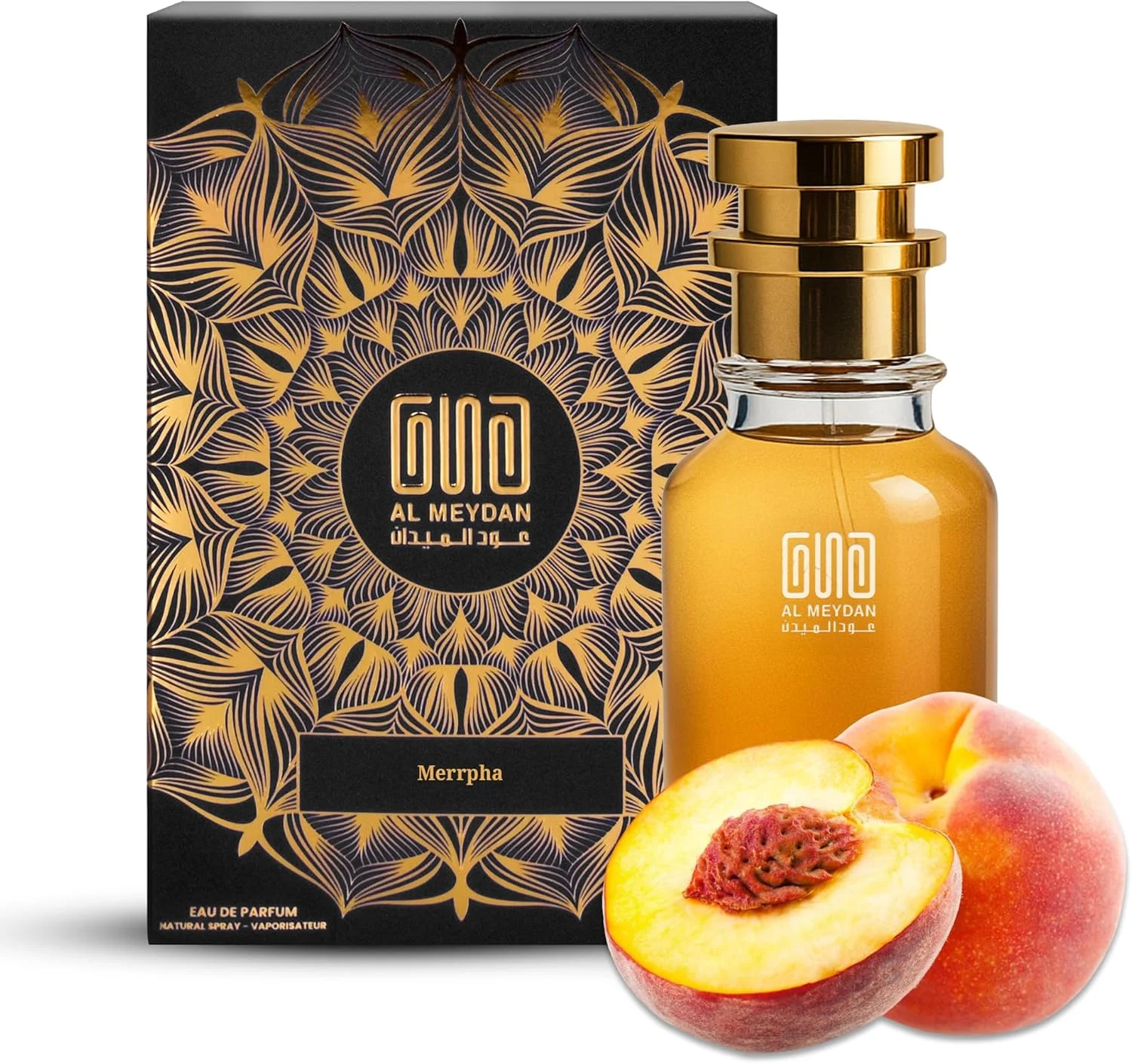 عطر روغنی زنانه و مردانه – رایحه ای از مرپا – عطر روغنی گلی چوبی بدون الکل با رایحه هلو، گل مریم و دانه وانیل – رایحه ماندگار یونیسکس (200 میلی لیتر)