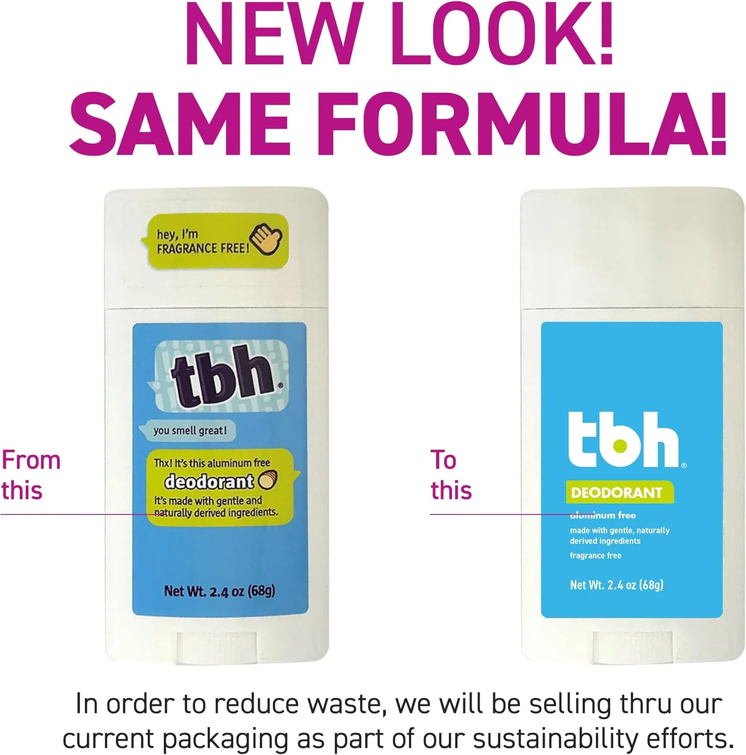 دئودورانت کودکانه TBH - فاقد آلومینیوم، بدون عطر، دئودورانت طبیعی برای کودکان و نوجوانان - حاوی زغال فعال، روغن نارگیل و پودر آروروت - محافظت ایمن و ملایم در برابر بو - 68 گرم (بسته 3 عددی)