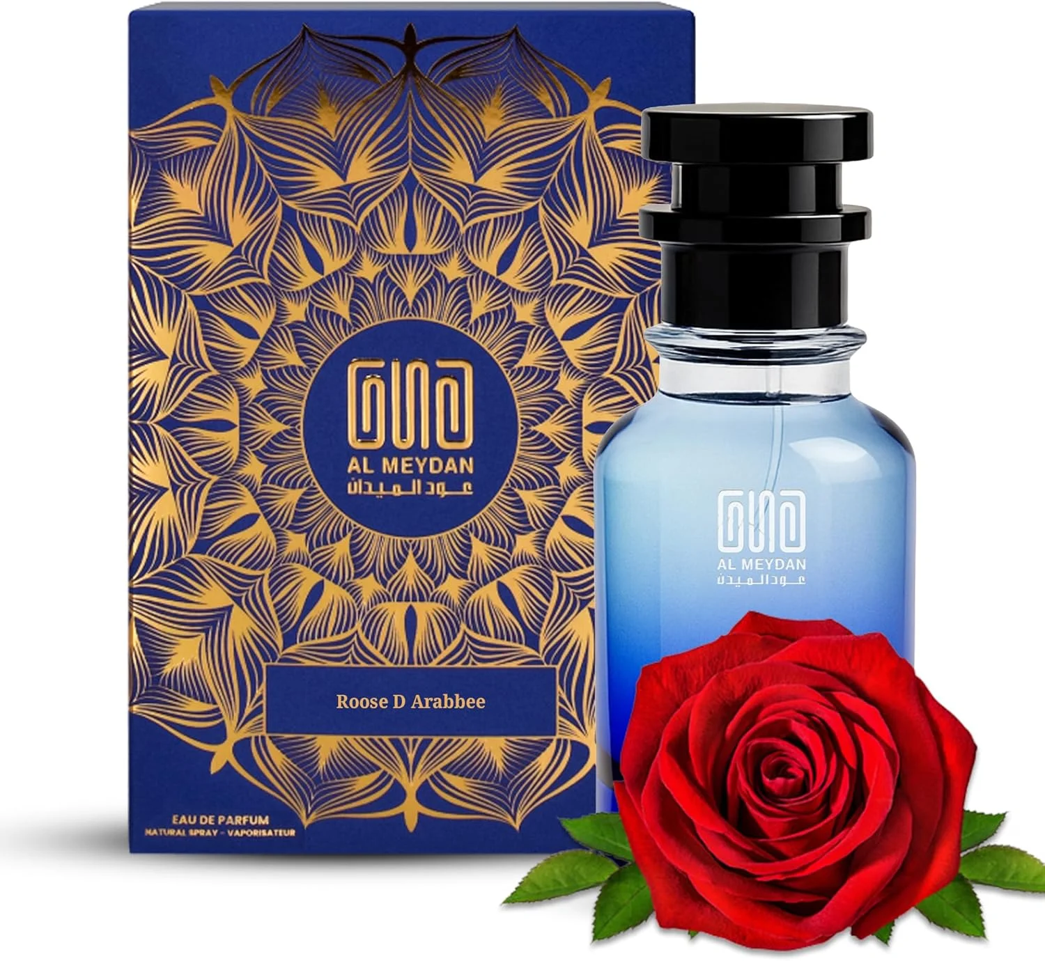 عطر روغنی برای زنان و مردان – رایحه ای از رز عربی – روغن عطر لوکس رز و عود با نعناع هندی و وانیل – رایحه ای ماندگار و بدون الکل (50 میلی لیتر)