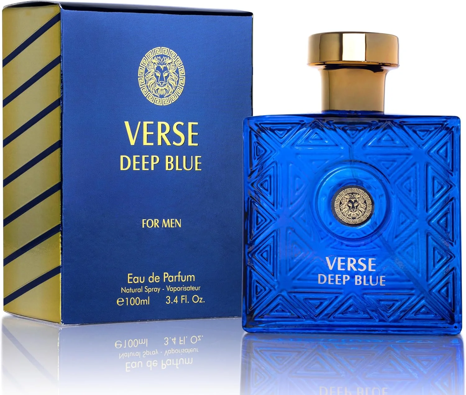 ادکلن مردانه NovoGlow Verse Deep Blue، عطر ادو پرفیوم، مناسب استفاده روزانه و کژوال، بطری 100 میل - هدیه ای ایده آل برای تولد و سالگرد
