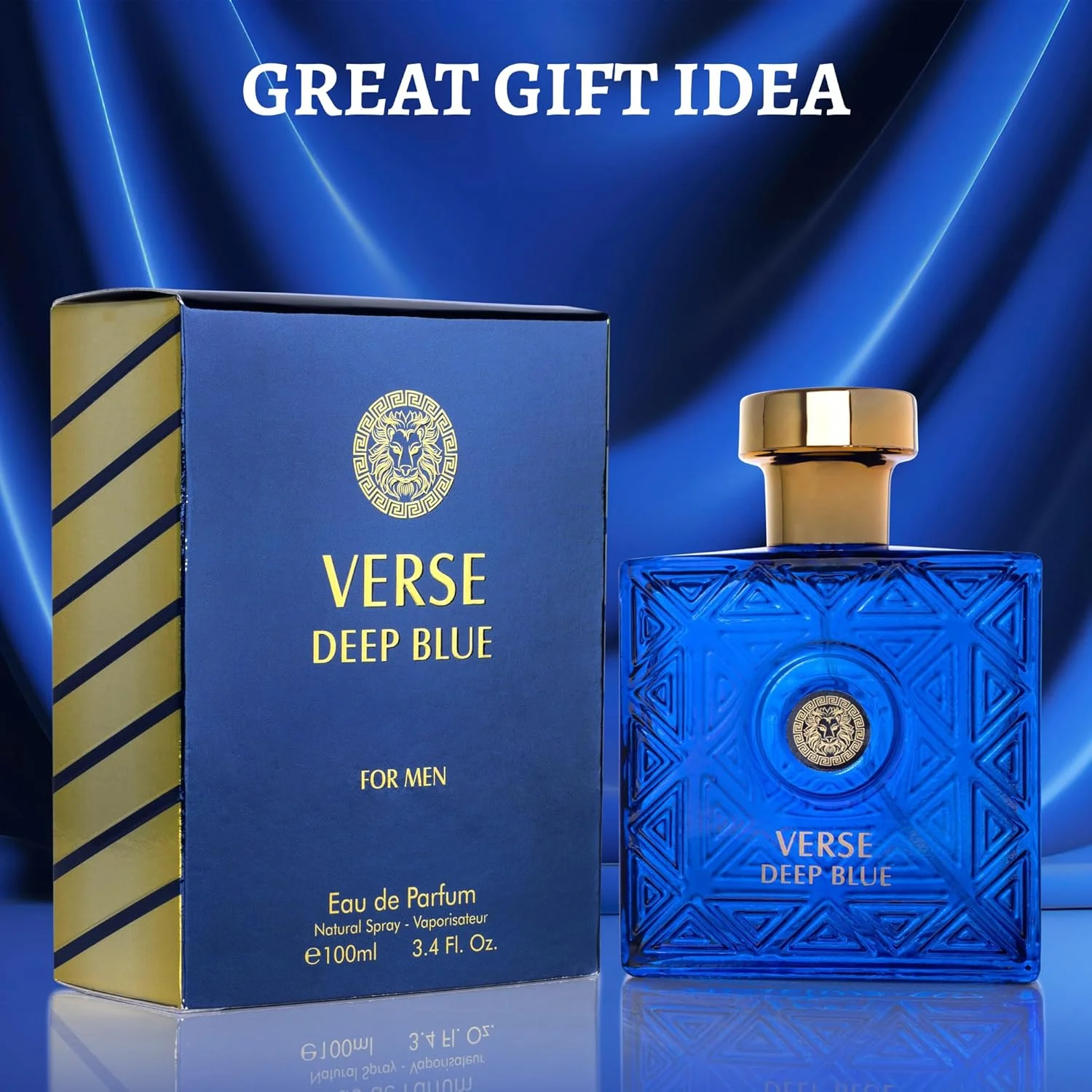ادکلن مردانه NovoGlow Verse Deep Blue، عطر ادو پرفیوم، مناسب استفاده روزانه و کژوال، بطری 100 میل - هدیه ای ایده آل برای تولد و سالگرد ادکلن مردانه NovoGlow Verse Deep Blue، عطر ادو پرفیوم، مناسب استفاده روزانه و کژوال، بطری 100 میل - هدیه ای ایده آل برای تولد و سالگرد