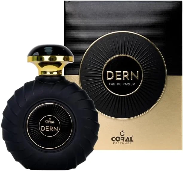 ادکلن مردانه کورال درن | رایحه لوکس و ماندگار | رایحه معطر و تند با آکوردهای ماندارین، چرم و مشک ادو پرفیوم - 100 میلی لیتر | ساخت دبی توسط کورال پرفیومز