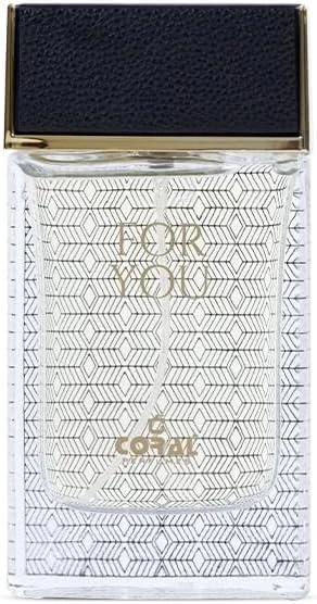 ادکلن مردانه Coral For You | رایحه لوکس ماندگار | رایحه معطر و چوبی تازه با آکوردهای مشک ادو پرفیوم - 55 میلی لیتر | ساخت دبی توسط Coral Perfumes