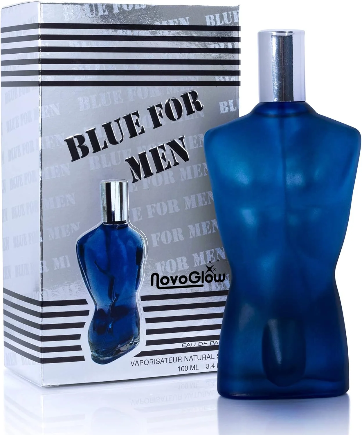 ادکلن مردانه نووگلو آبی - اسپری ادو پرفیوم 100 میلی لیتری برای مردان - رایحه گرم، مردانه و تند ماندگار، بوی تازه در تمام طول روز، هدیه ای برای مردان در همه مناسبت ها