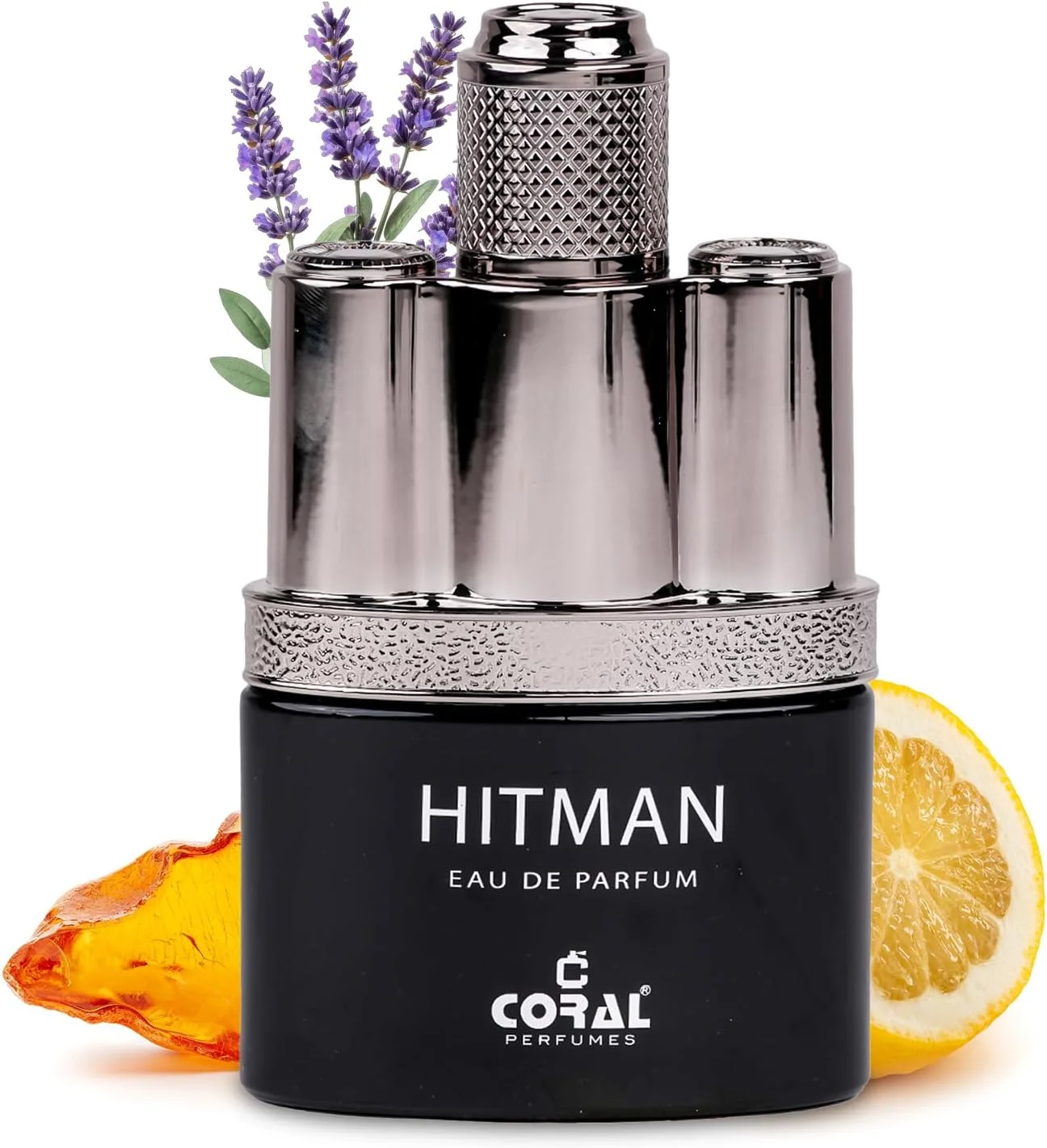 ادکلن مردانه کورال هیتمن - 100 میلی لیتر | ادو پرفیوم | رایحه آروماتیک ماندگار | نت های مرکباتی جسورانه، تند و چوبی | عطر لوکس