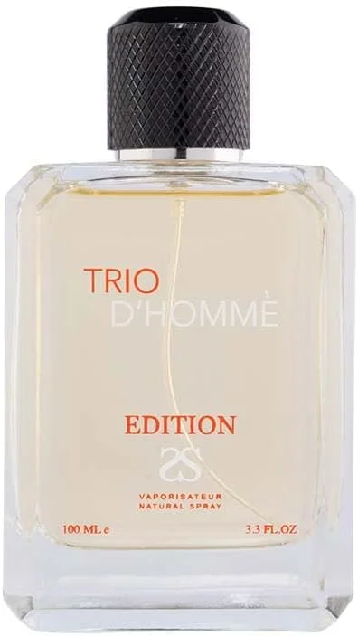 ادو پرفیوم مردانه سیمفونی TRIO D’HOMME، ۱۰۰ میلی لیتر، الهام گرفته از TerreDHermes، عطر لوکس برای مردان، ماندگاری طولانی، پخش بوی قوی
