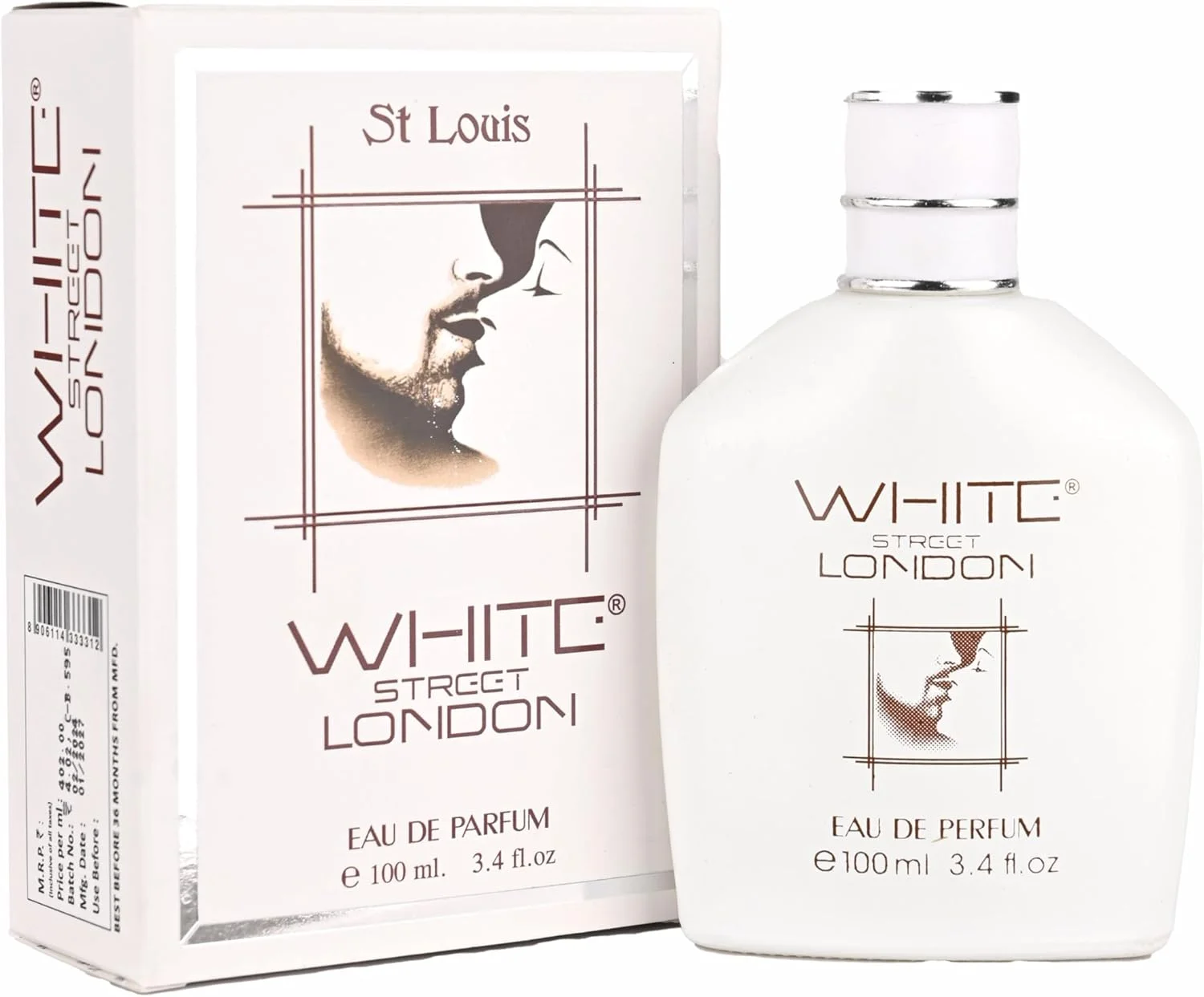 ادکلن مردانه سنت لوییس وایت استریت لاندن فرش ادو دی لیکوئید پرفیوم | 100 میلی لیتر | ماندگاری طولانی | عطر مناسب تمام فصول | هدیه ای ایده آل برای تولد، سالگرد و مناسبت های خاص