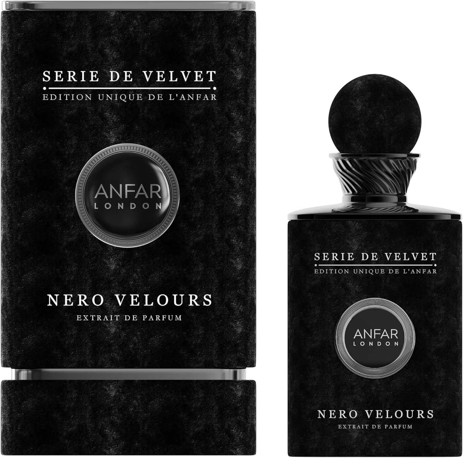 Nero Velours Pour Homme از انفر لندن | نارنگی غنی، قهوه، هل، جوز هندی، چای آسام و نعناع هندی | رایحه ماندگار برای مردان | اکستریت د پرفیوم ممتاز