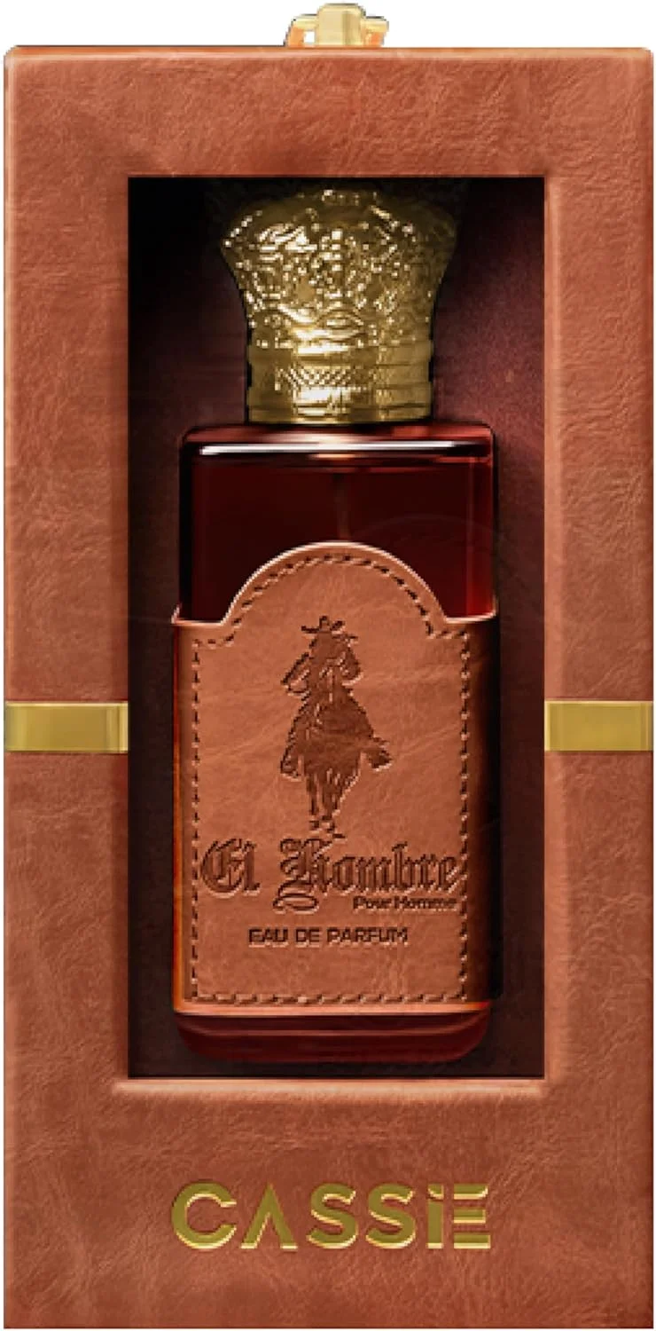 ادکلن مردانه لوکس کاسی ال هومبر – رایحه ای جسورانه و پیچیده – عطر ماندگار با رایحه میوه گل ساعتی، عود و چرم – 100 میلی لیتر