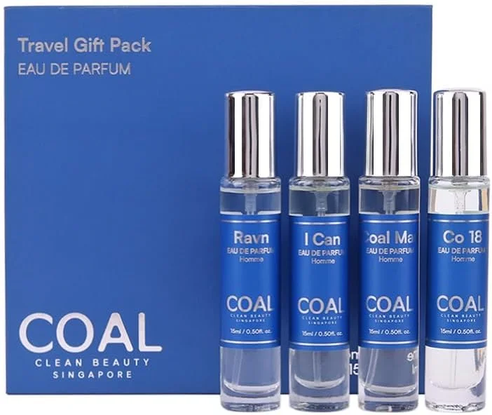 مجموعه عطرهای مردانه لوکس کول کلین بیوتی، مناسب سفر، ادو پرفیوم با رایحه های شرقی چوبی، خاکی، میوه ای و تازه | مناسب هر حال و هوا | ماندگاری طولانی | هدیه برای مردان | 15 میلی لیتر x 4