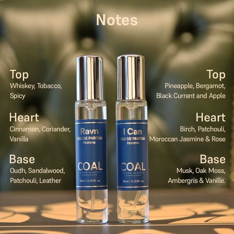 مجموعه عطرهای مردانه لوکس کول کلین بیوتی، مناسب سفر، ادو پرفیوم با رایحه های شرقی چوبی، خاکی، میوه ای و تازه | مناسب هر حال و هوا | ماندگاری طولانی | هدیه برای مردان | 15 میلی لیتر x 4