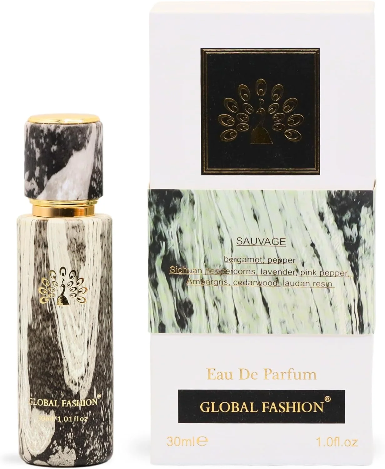 ادکلن مردانه گلوبال فشن سواژ - رایحه ای ماندگار و قوی با رایحه های ترنج، فلفل سیچوان، اسطوخودوس و چوب سدر، 30 میلی لیتر | رایحه مردانه برای ظرافت روزمره