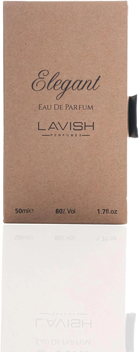 ادکلن مردانه شیک از عطر لاویش - ادو پرفیوم ماندگار، 50 میلی لیتر | رایحه چوبی شرقی با عنبر، ادویه جات و مشک | رایحه مردانه پیچیده از Creations