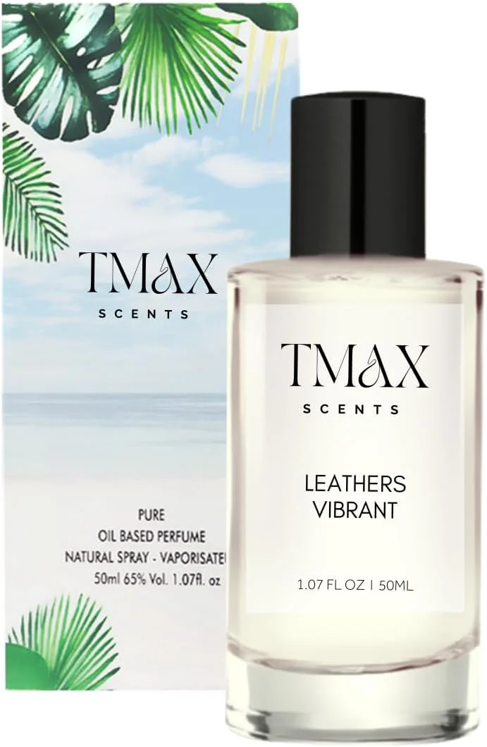 عطر مردانه چرمی وایبرنت - 50 میلی لیتر ادو پرفیوم ماندگاری بالا - رایحه مردانه