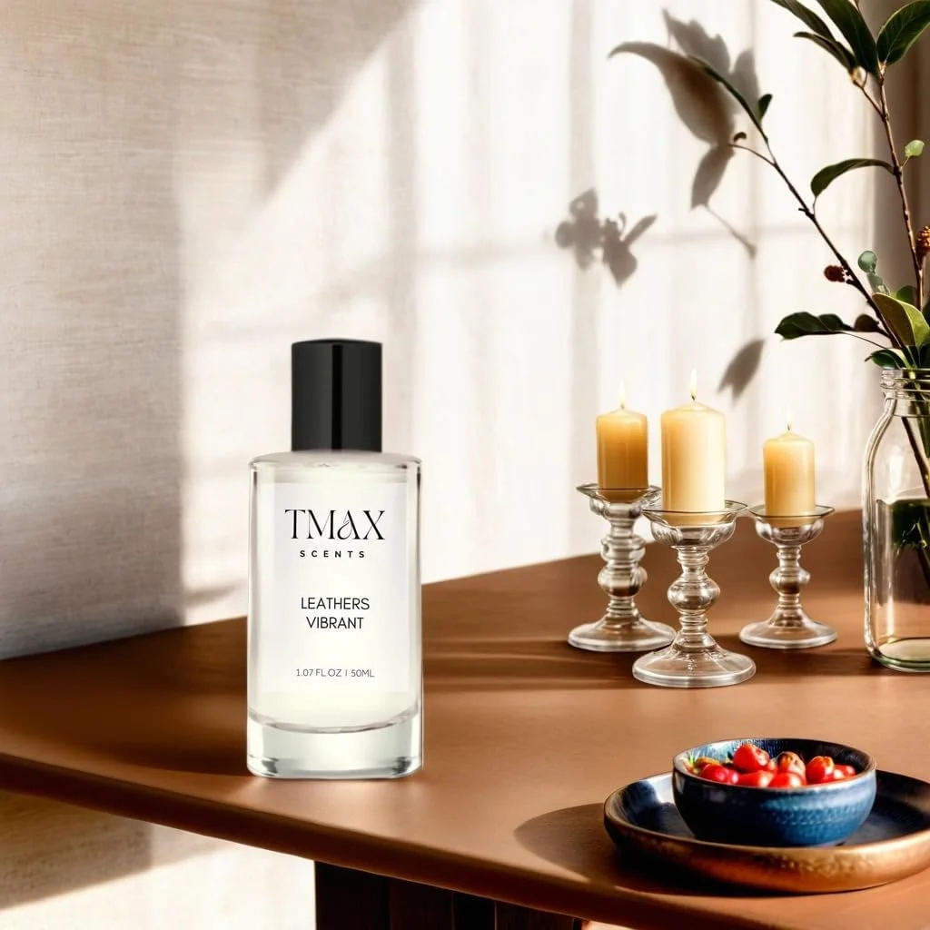 عطر مردانه چرمی وایبرنت - 50 میلی لیتر ادو پرفیوم ماندگاری بالا - رایحه مردانه