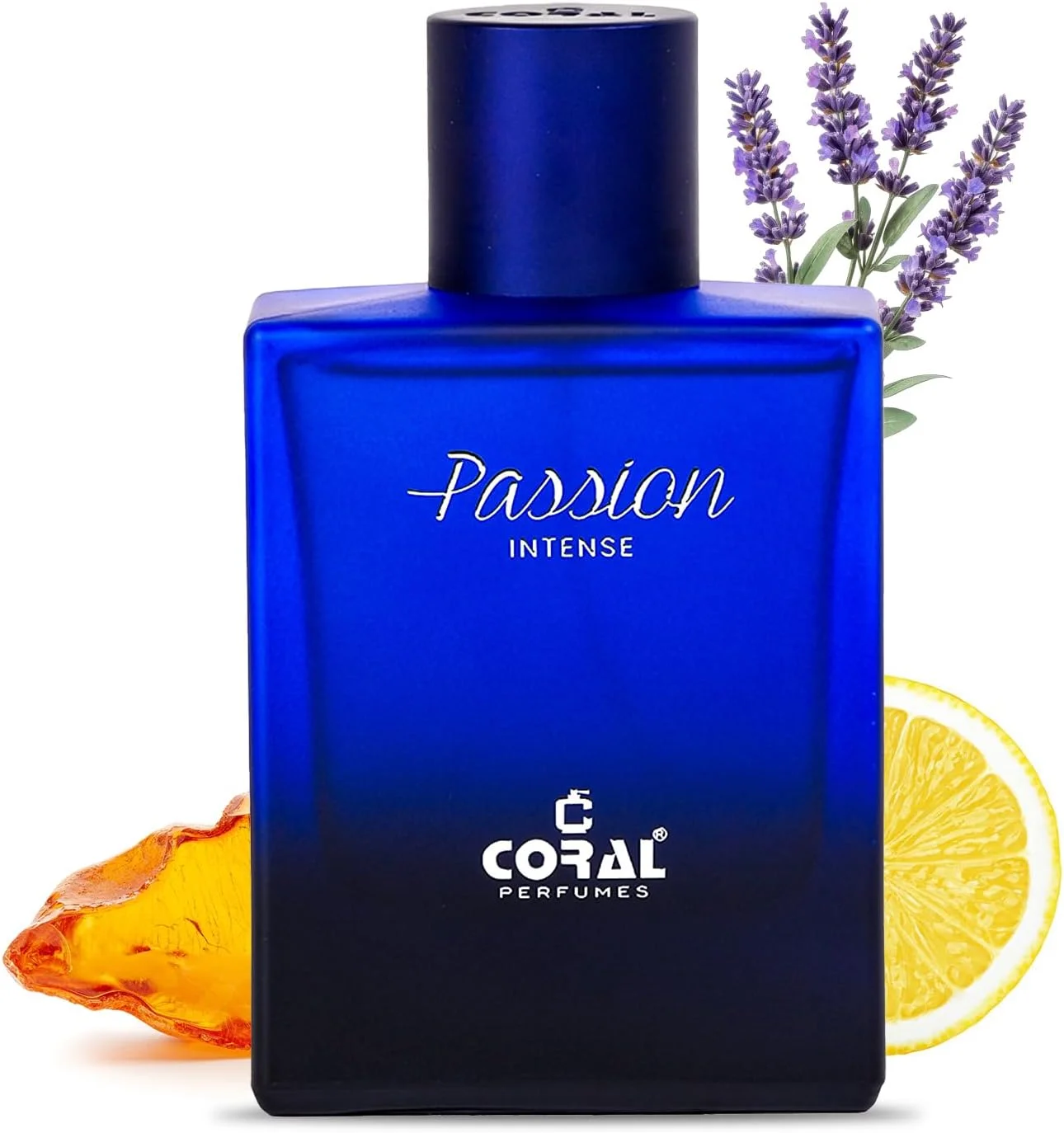 عطر مردانه کورال پشن اینتنس - 100 میلی لیتر | ادو پرفیوم مردانه | رایحه کهربایی معطر ماندگار با نت های تند و چوبی | عطر لوکس ساخت دبی