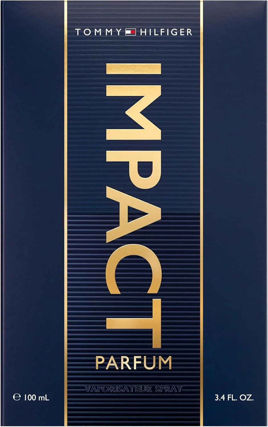 ادکلن مردانه تامی هیلفیگر تامی ایمپکت ۱۰۰ میلی لیتر - عطر مردانه - رایحه چوبی کهربایی - نت های چوبی و عنبر - بطری شیشه ای آبی تیره