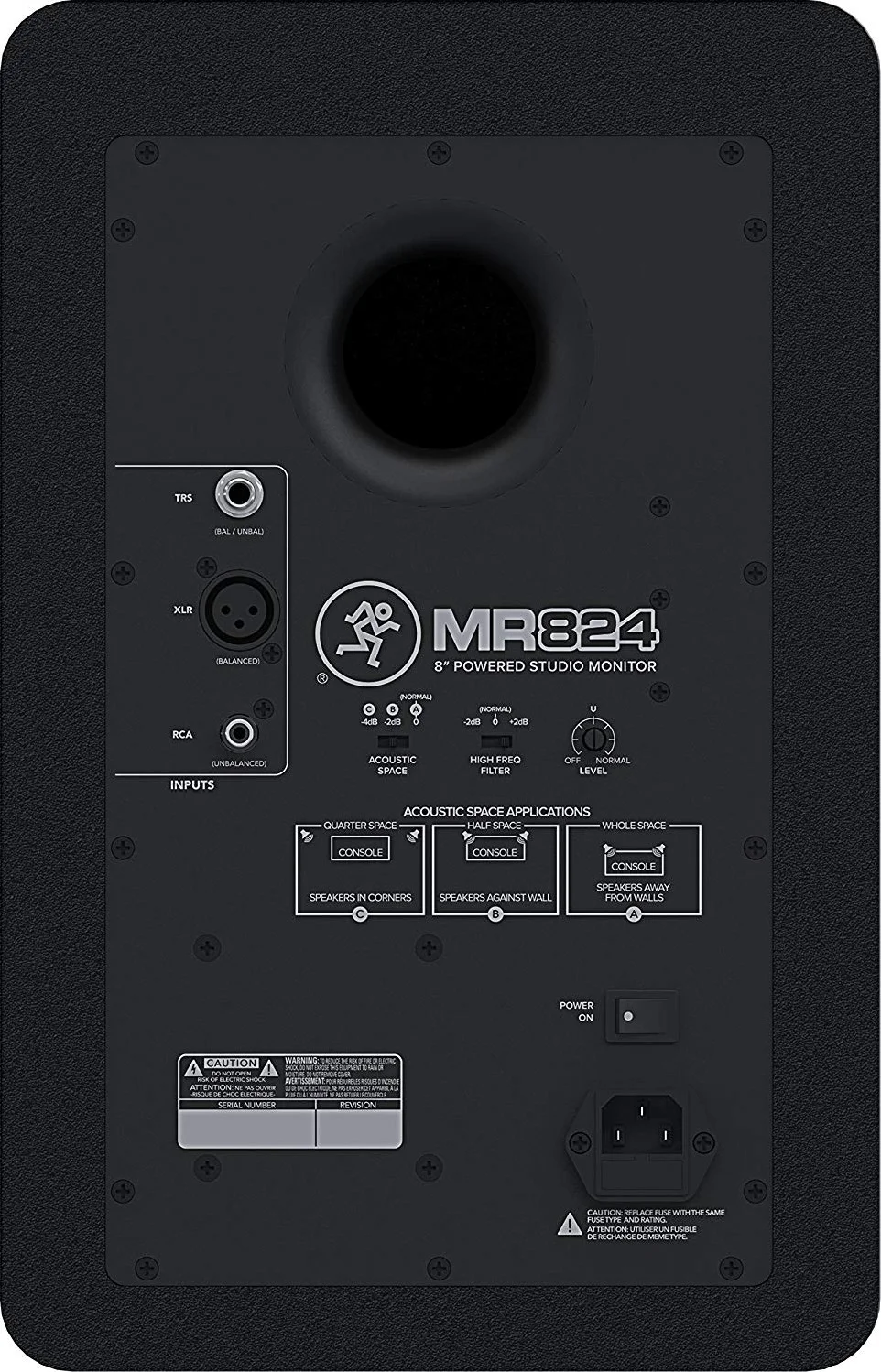 مانیتور استودیویی اکتیو 2-Way مکی MR824، ووفر 8 اینچی و تیوتر 1 اینچی، آمپلیفایر و درایورهای منطبق، تقویتکننده 85 واتی کلاس AB، سیستم Waveguide پیشرفته، مشکی | MR824 مانیتور استودیویی اکتیو 2-Way مکی MR824، ووفر 8 اینچی و تیوتر 1 اینچی، آمپلیفایر و درایورهای منطبق، تقویتکننده 85 واتی کلاس AB، سیستم Waveguide پیشرفته، مشکی | MR824