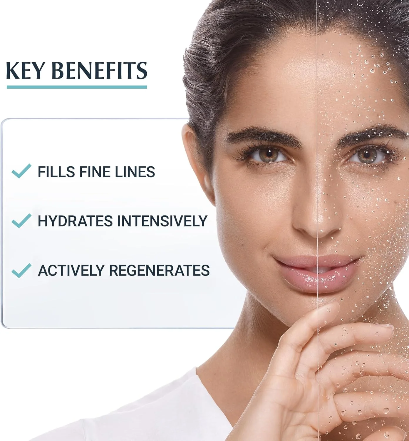 کرم شب تقویت کننده اوسرین Hyaluron Filler حاوی هیالورونیک اسید و ویتامین E، کرم صورت شبانه با آبرسانی 72 ساعته، پرکننده خطوط ریز و آبرسان پوست، فرمول سبک، مناسب برای انواع پوست، 50 میلی لیتر