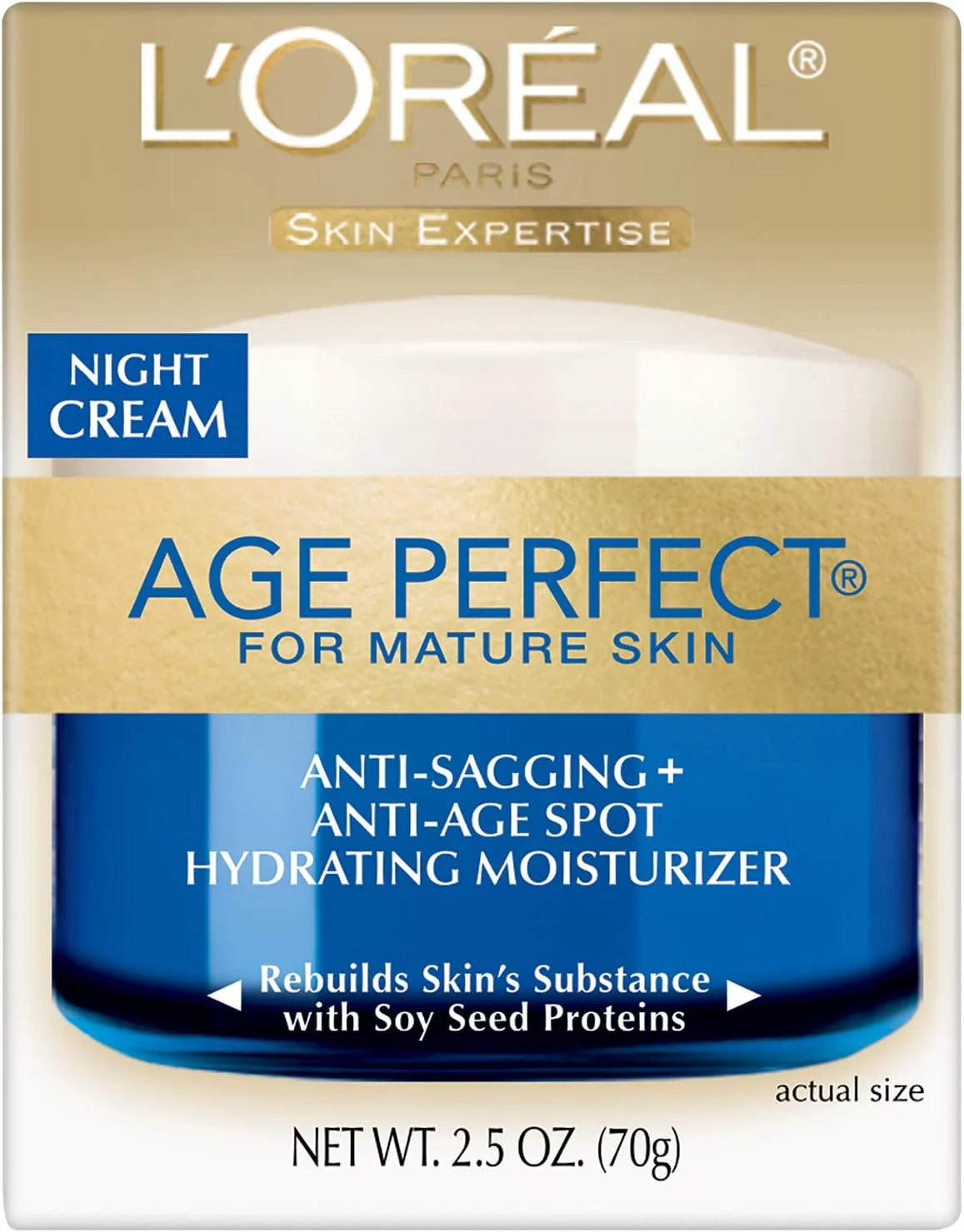 کرم شب لورآل Skin-Expertise Age Perfect (مخصوص پوست های بالغ) 70 گرم