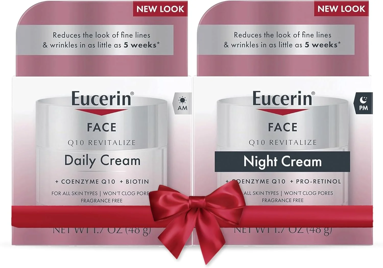 مجموعه کرم صورت ضد چروک Q10 اوسرین، کرم روز و کرم شب صورت، 50 میلی لیتر (بسته 2 عددی)