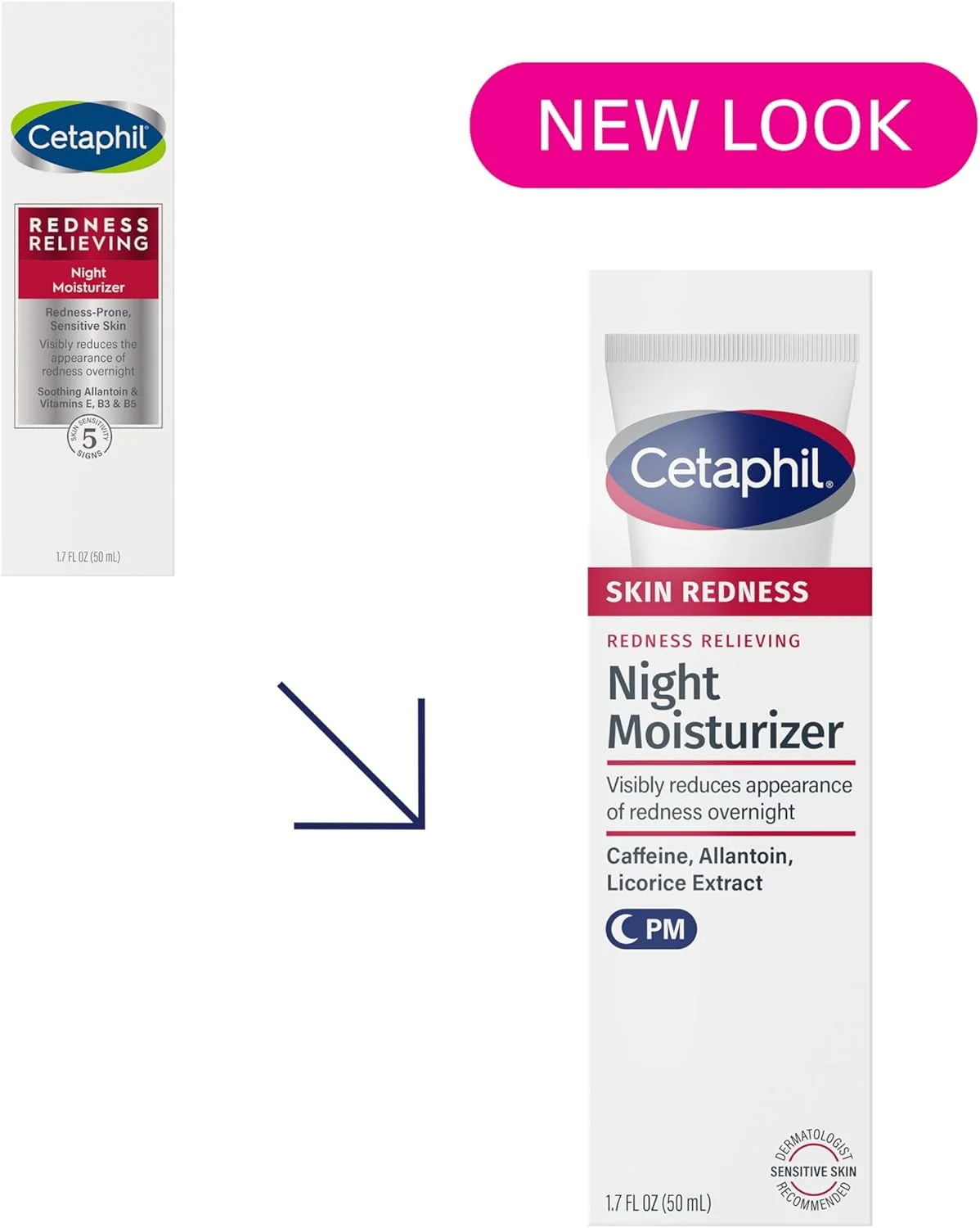 مرطوب کننده شبانه تسکین دهنده قرمزی پوست ستافیل، 50 میلی لیتر