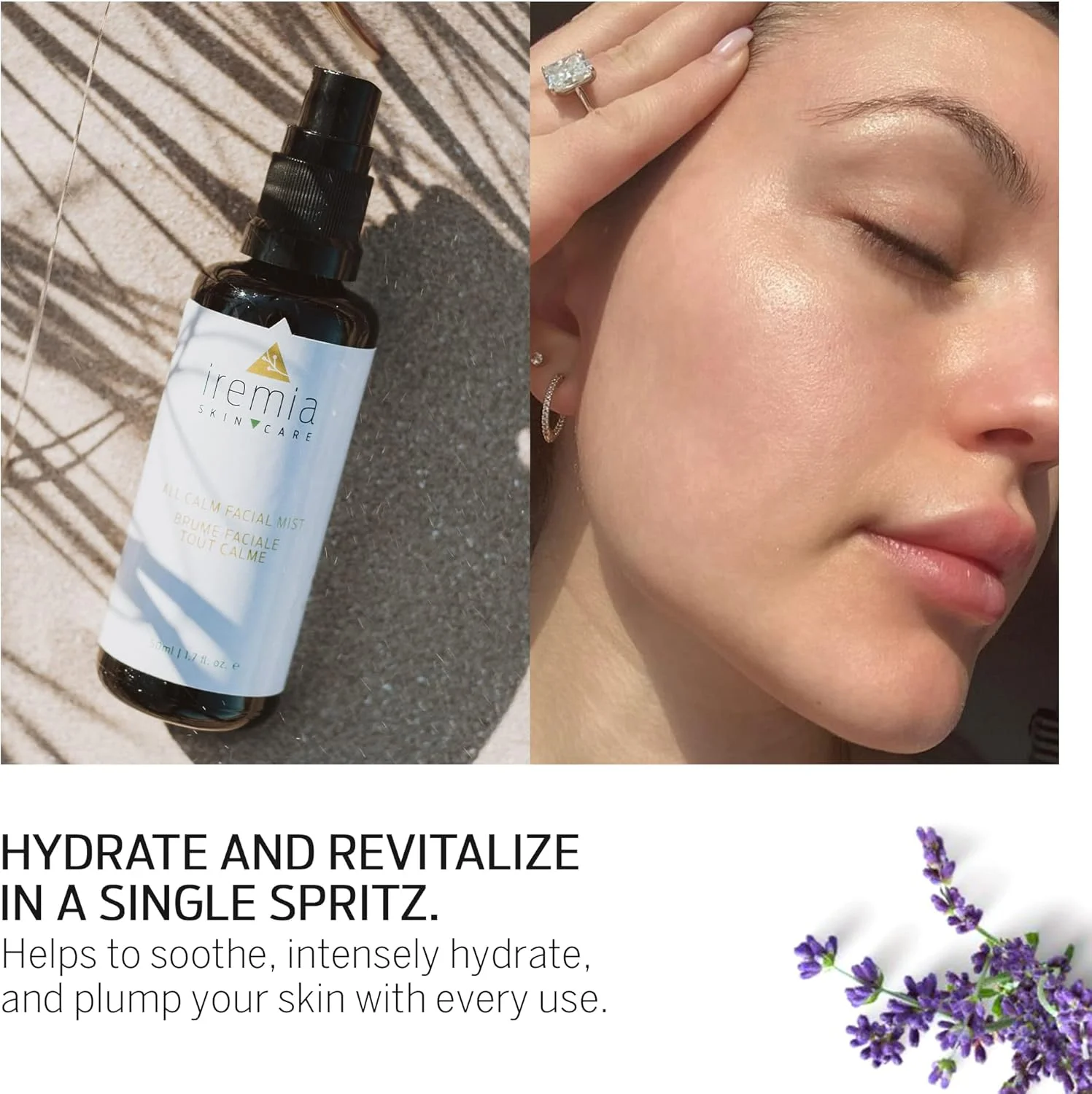 اسپری آبرسان صورت IREMIA SKINCARE | اسپری آبرسان صورت، اسپری صورت 50 میلی لیتر اسپری آبرسان صورت IREMIA SKINCARE | اسپری آبرسان صورت، اسپری صورت 50 میلی لیتر