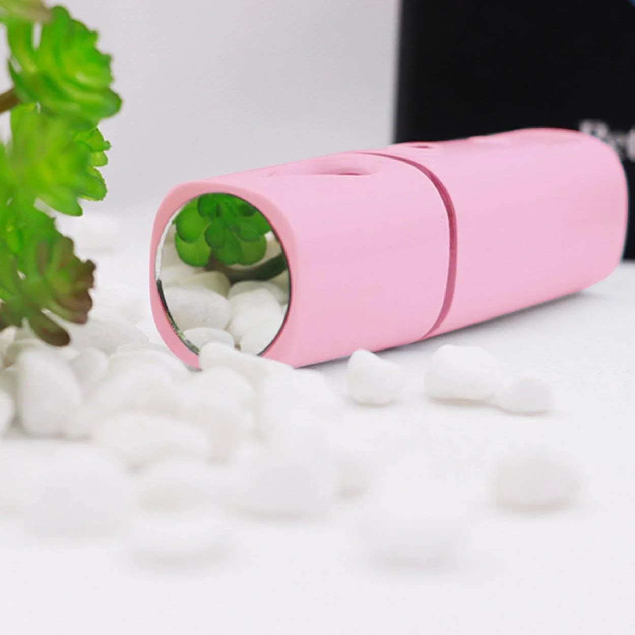 اسپری نانو صورت YDI، اسپری مه برای تمیز کردن مژه ها، پاکسازی منافذ، آبرسانی و مرطوب کننده پوست، دستگاه زیبایی کوچک قابل شارژ USB - صورتی