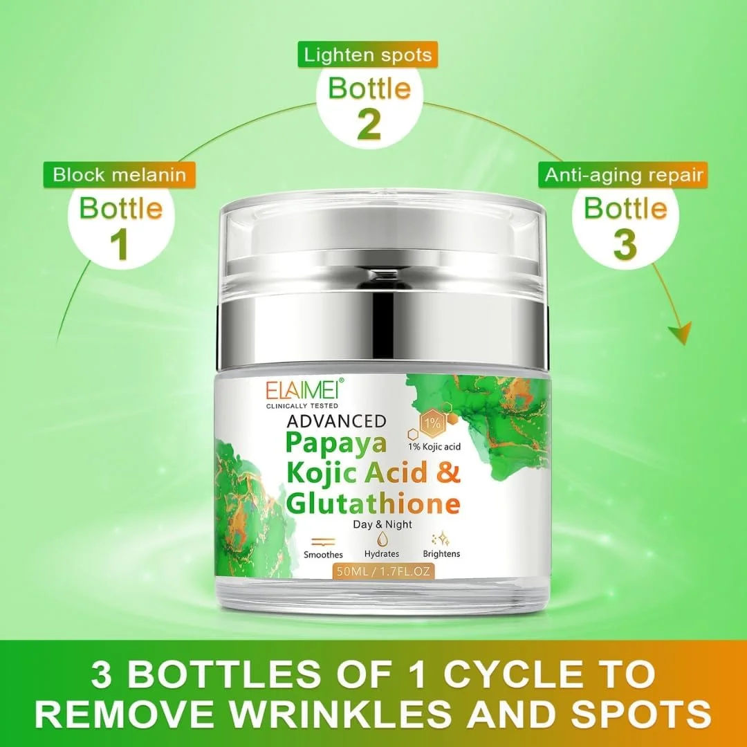 کرم پاپایا SWEI - ۵۰ میلی لیتر | کرم مرطوب کننده پوست روز و شب | کرم صورت مغذی و بازسازی کننده طبیعی پوست | صاف کننده، آبرسان، ایجاد کننده خاصیت ارتجاعی و درخشش جوانی پوست کرم پاپایا SWEI - ۵۰ میلی لیتر | کرم مرطوب کننده پوست روز و شب | کرم صورت مغذی و بازسازی کننده طبیعی پوست | صاف کننده، آبرسان، ایجاد کننده خاصیت ارتجاعی و درخشش جوانی پوست