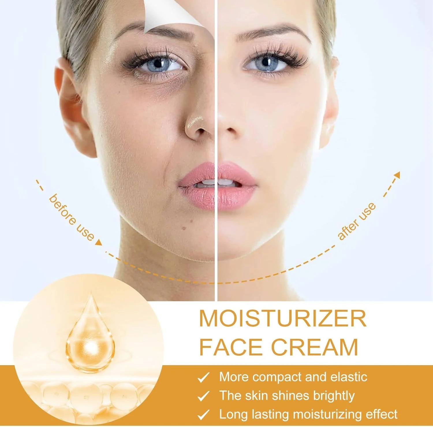 کرم صورت زردچوبه و ویتامین C برای رفع لک های تیره، کرم صورت با زردچوبه و ویتامین C، ضد پیری، مرطوب کننده، سفت کننده پوست، روشن کننده، مناسب برای انواع پوست (07)