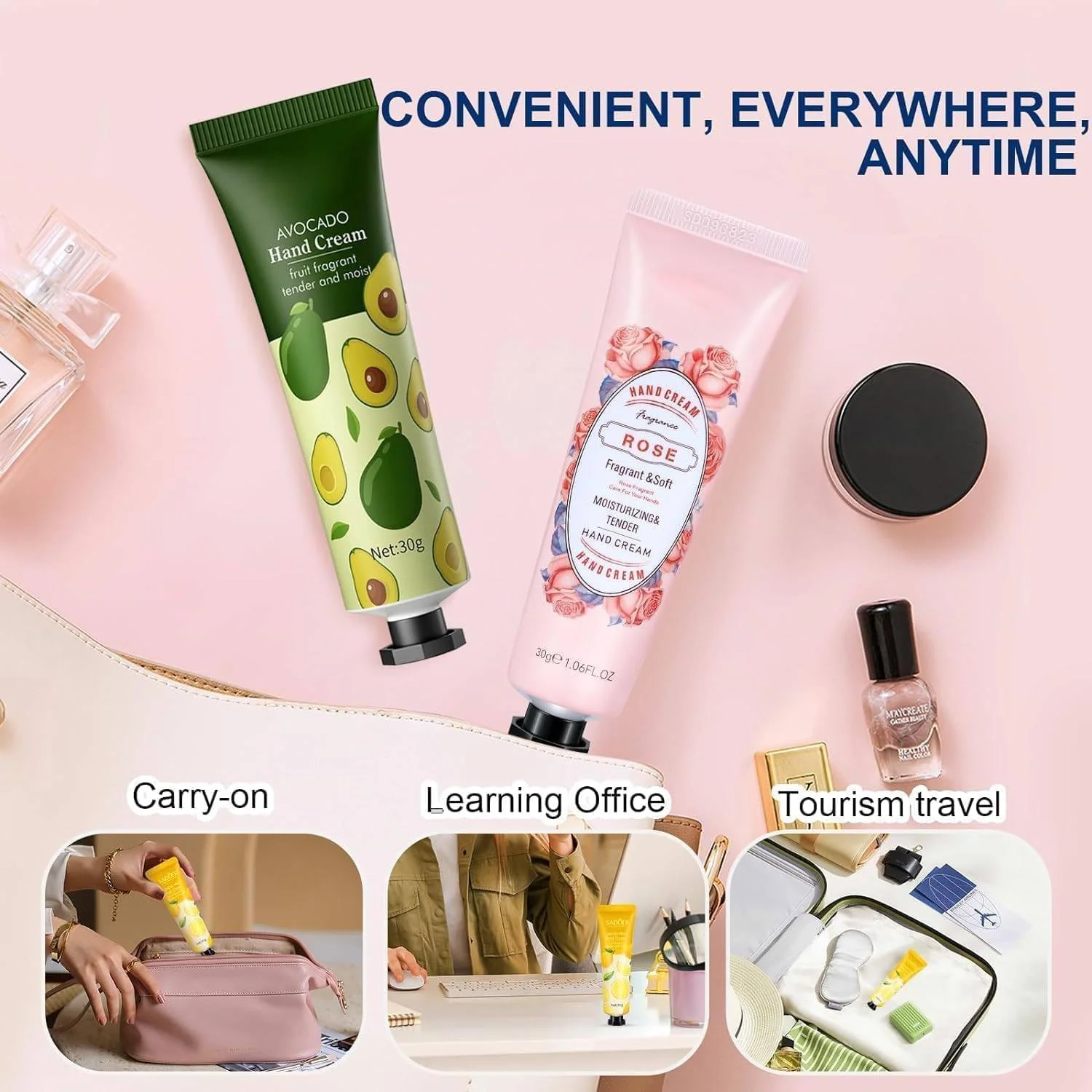 ست هدیه کرم دست برای بانوان، 14 عدد لوسیون دست کوچک با رایحه گیاهی طبیعی برای دست های خشک و ترک خورده، کرم دست مرطوب کننده مراقبت از دست سایز مسافرتی، ست هدیه عمده، برای مادر، دوست دختر، دختران، او ست هدیه کرم دست برای بانوان، 14 عدد لوسیون دست کوچک با رایحه گیاهی طبیعی برای دست های خشک و ترک خورده، کرم دست مرطوب کننده مراقبت از دست سایز مسافرتی، ست هدیه عمده، برای مادر، دوست دختر، دختران، او