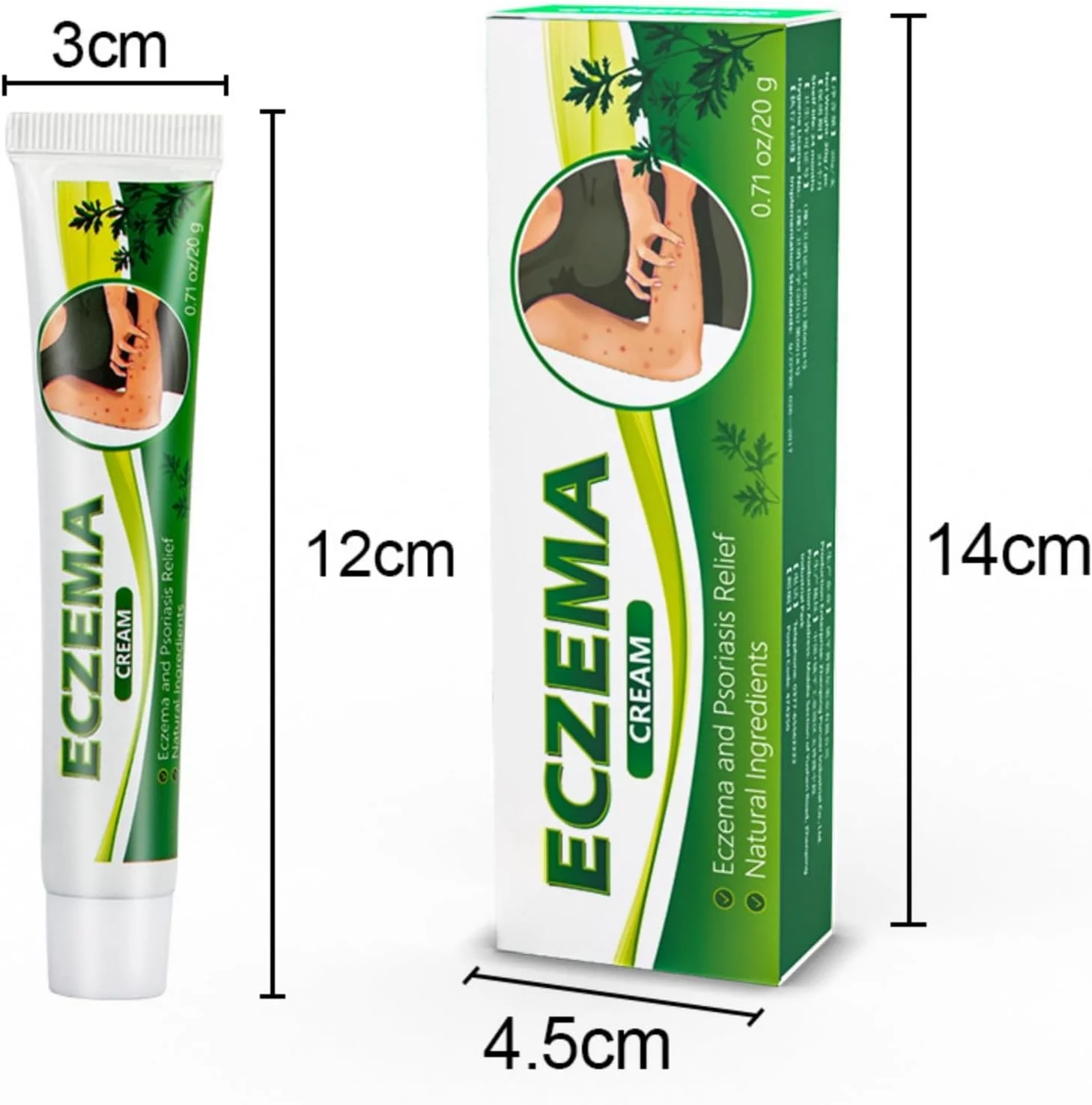 پماد مراقبت از پوست اگزما - 20 گرم، برای پوست خشک و خارش دار، تسکین پای ورزشکاران دست و پا، درمان مرطوب کننده و تسکین دهنده برای درماتیت، پسوریازیس و مراقبت از اگزما، پوست حساس پماد مراقبت از پوست اگزما - 20 گرم، برای پوست خشک و خارش دار، تسکین پای ورزشکاران دست و پا، درمان مرطوب کننده و تسکین دهنده برای درماتیت، پسوریازیس و مراقبت از اگزما، پوست حساس