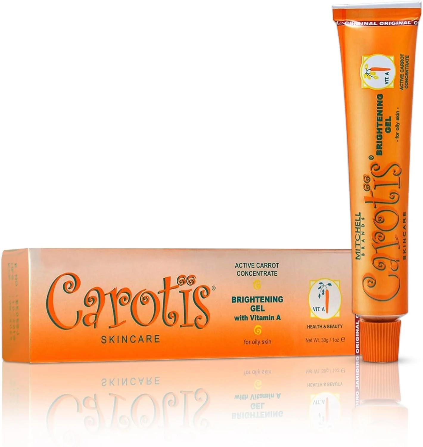 ژل روشن کننده پوست CAROTÏS | 30 گرم / 1.76 اونس | اصلاح کننده لکه های تیره صورت و بدن | کرم آبرسان و مرطوب کننده | بازسازی و یکنواخت کننده رنگ پوست | حاوی روغن هویج، شی باتر و ویتامین A