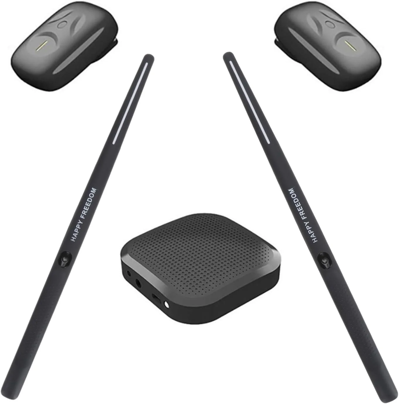 ست درام هوایی الکتریکی، کیت درام مجازی الکترونیکی قابل حمل با استیک های درام، کیت درام واقعیت مجازی برای مبتدیان کودکان و بزرگسالان