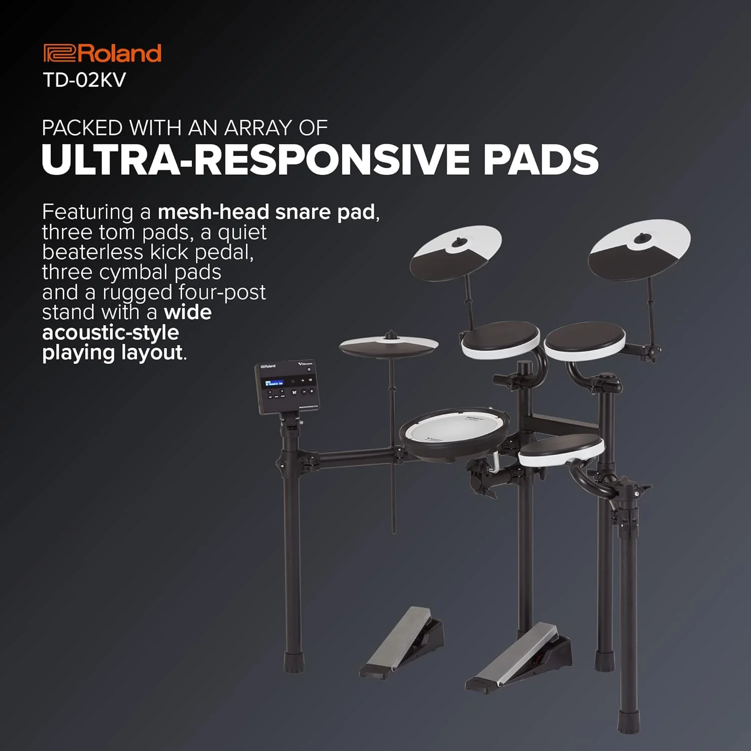 درامز رولند TD-02KV V-DRUMS درامز رولند TD-02KV V-DRUMS