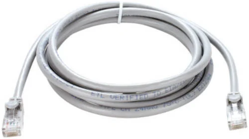 کابل شبکه پچ کورد Cat6 UTP با سیم مسی 24AWG، عایق HD-PE، روکش PVC UL94V-0، طول 2 متر، بسته 30 عددی، سفید | NCB-C6UGRYR1-2