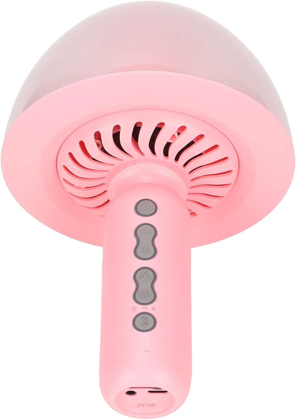 میکروفون کارائوکه بی‌سیم با نور شب، پشتیبانی از تغییر کلید صدا برای مهمانی، KTV، خانه، تعطیلات (گلگون)