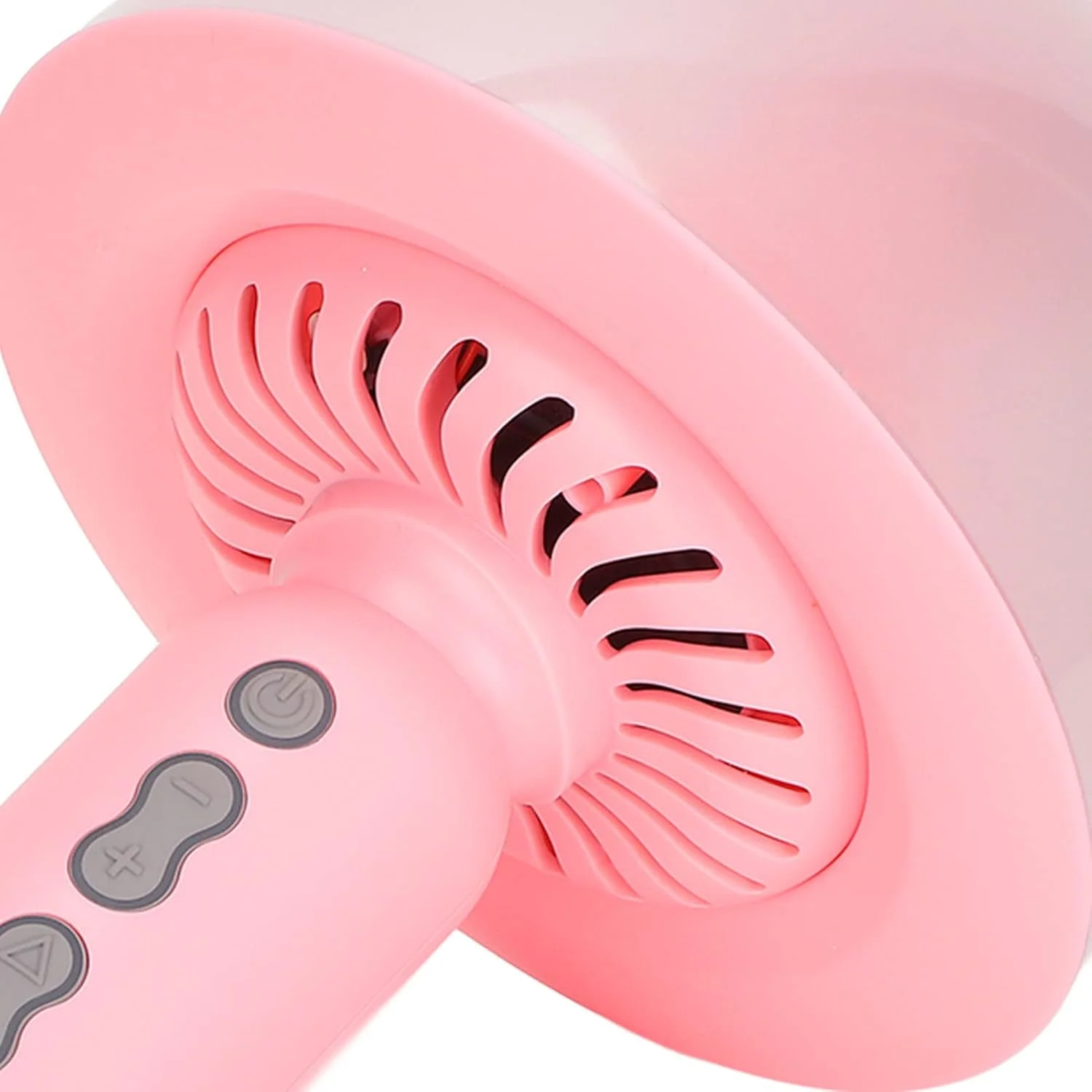 میکروفون کارائوکه بی‌سیم با نور شب، پشتیبانی از تغییر کلید صدا برای مهمانی، KTV، خانه، تعطیلات (گلگون)