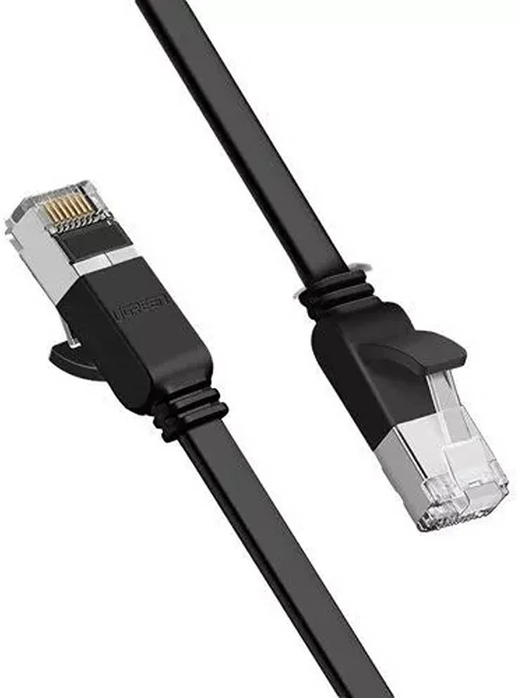 کابل شبکه UGREEN CAT 6 UTP با زوج سیم های بهم تابیده بدون شیلد 26AWG CCA، 10 متری، مشکی | 20164 کابل شبکه UGREEN CAT 6 UTP با زوج سیم های بهم تابیده بدون شیلد 26AWG CCA، 10 متری، مشکی | 20164