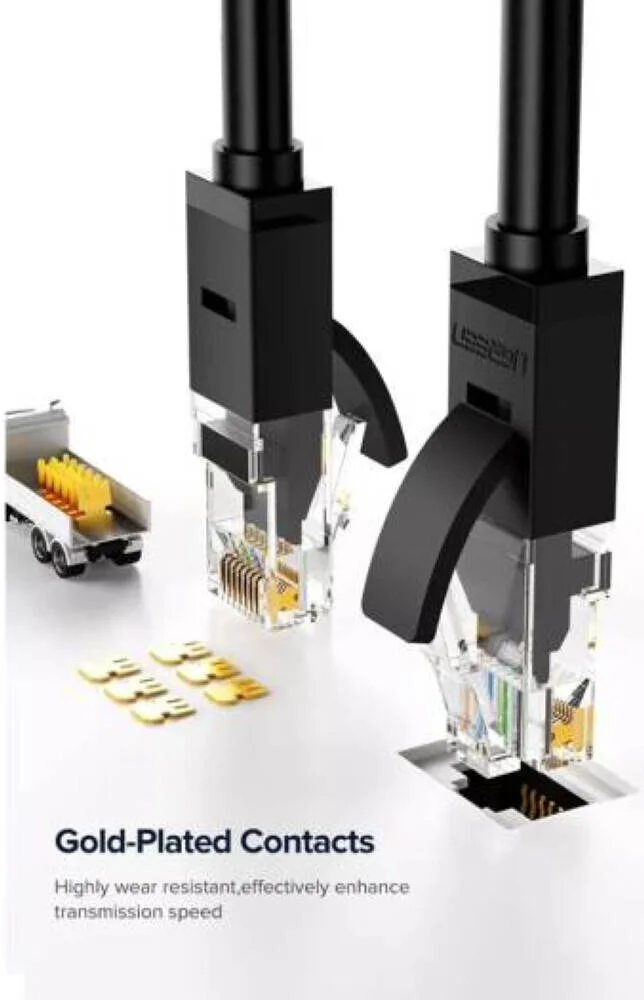 کابل شبکه UGREEN Cat 6 U/UTP، کابل LAN زوج به هم تابیده بدون شیلد 26AWG، CCA، 15 متری، مشکی | 20165 کابل شبکه UGREEN Cat 6 U/UTP، کابل LAN زوج به هم تابیده بدون شیلد 26AWG، CCA، 15 متری، مشکی | 20165