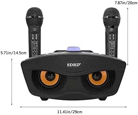 سیستم میکروفون کارائوکه بی سیم دوگانه OXOQO SD306 به همراه میکسر برای مهمانی دی جی، کلیسا، عروسی، منزل، سخنرانی