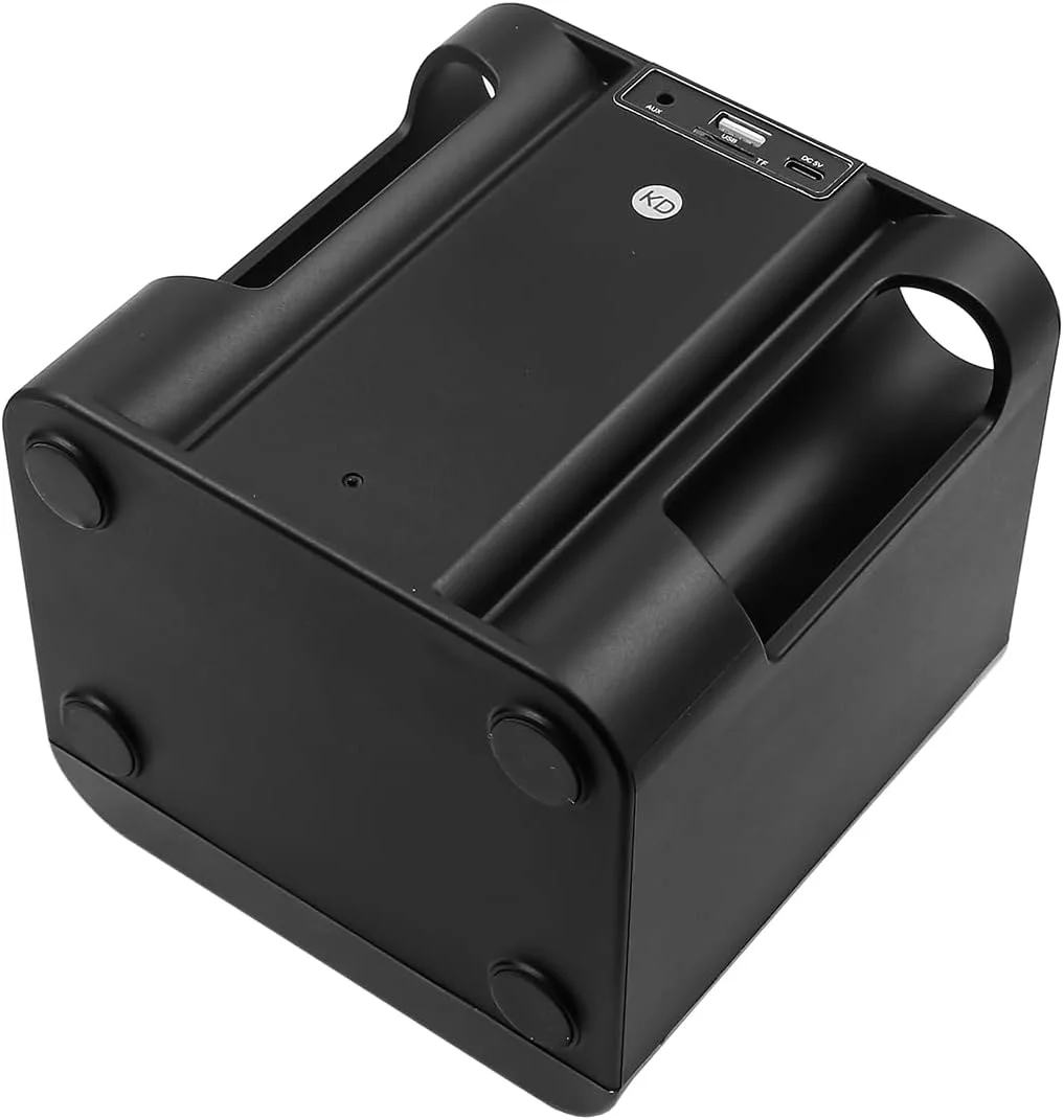 دستگاه کارائوکه قابل حمل بلوتوثی با میکروفون کارائوکه، پشتیبانی از AUX USB TF برای مهمانی دستگاه کارائوکه قابل حمل بلوتوثی با میکروفون کارائوکه، پشتیبانی از AUX USB TF برای مهمانی
